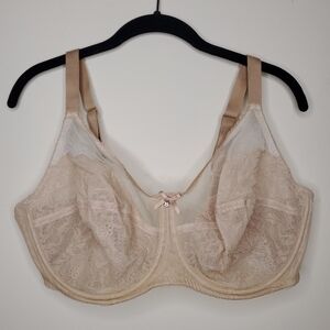 Wacoal Lace Underwire Bra Nude Size 42DD